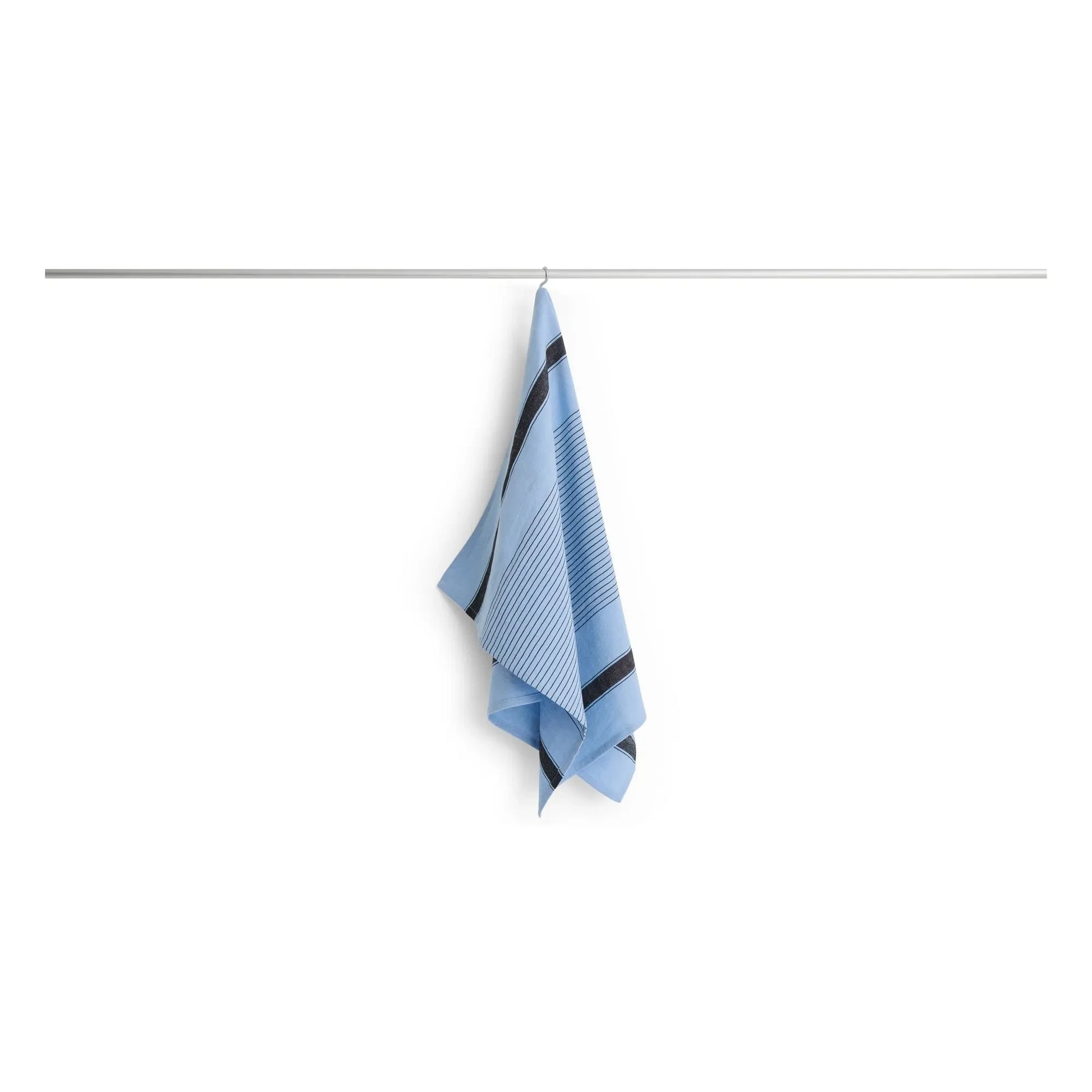 Hay - Linear tea towel | Light blue