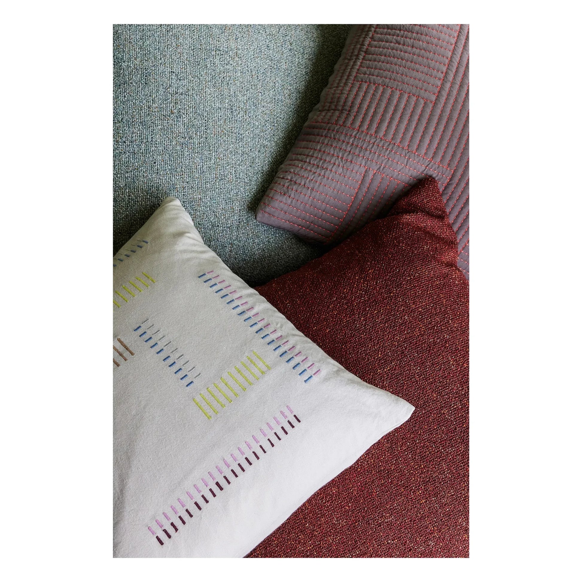 Hübsch - Elodie cushion | Beige