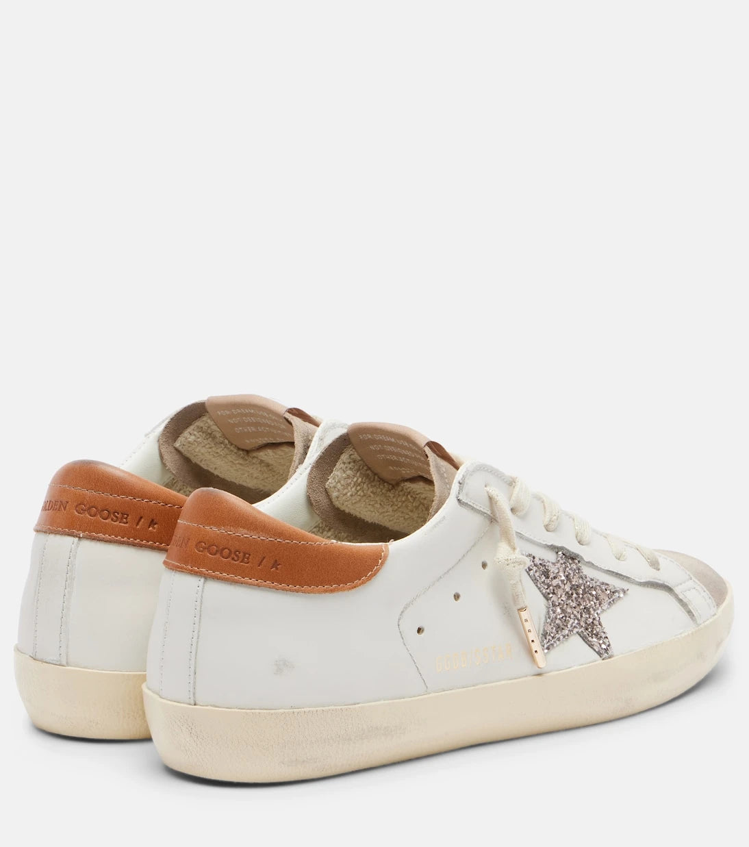 Golden Goose - Super-Star glitter leather sneakers