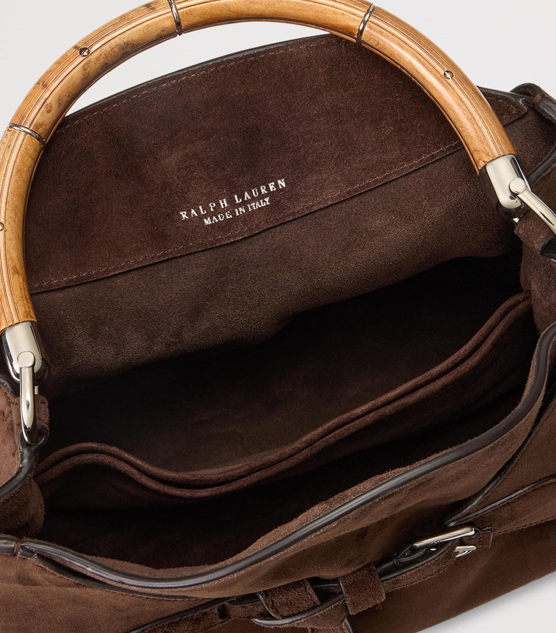 Brown Calfskin The Ralph Top-Handle Bag