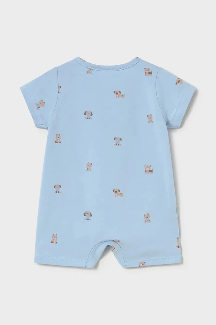 Бебешки памучен къс гащеризон Mayoral Newborn