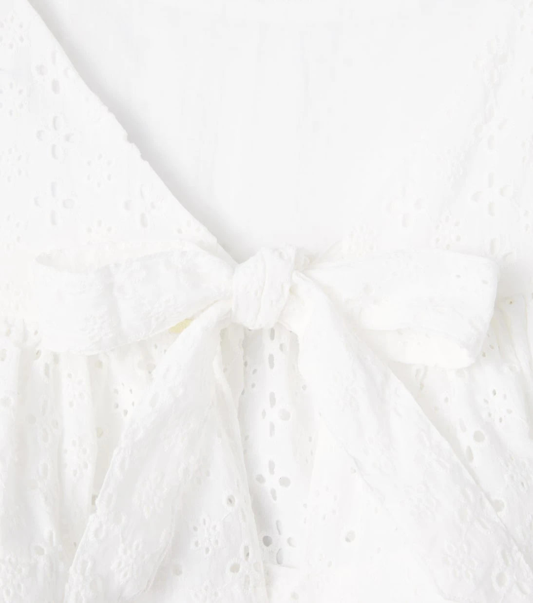 Poupette St Barth Kids - Cycas cotton lace top
