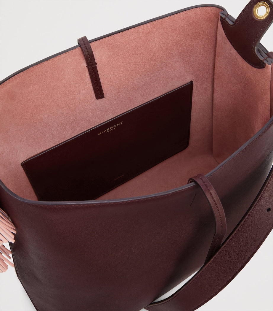 Givenchy Burgundy Medium Leather Day Hobo Bag