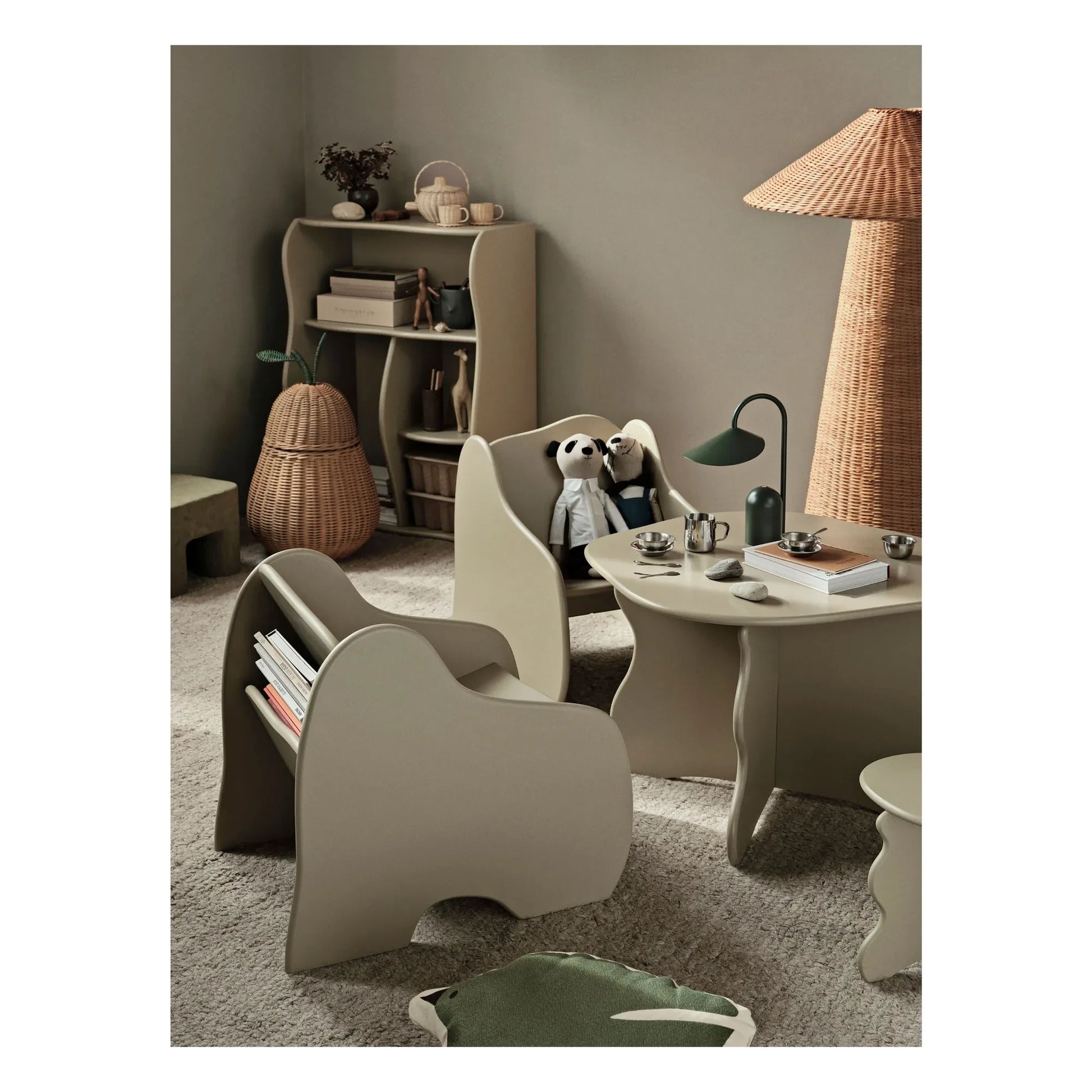 Ferm Living Kids - Slope armchair | Grey