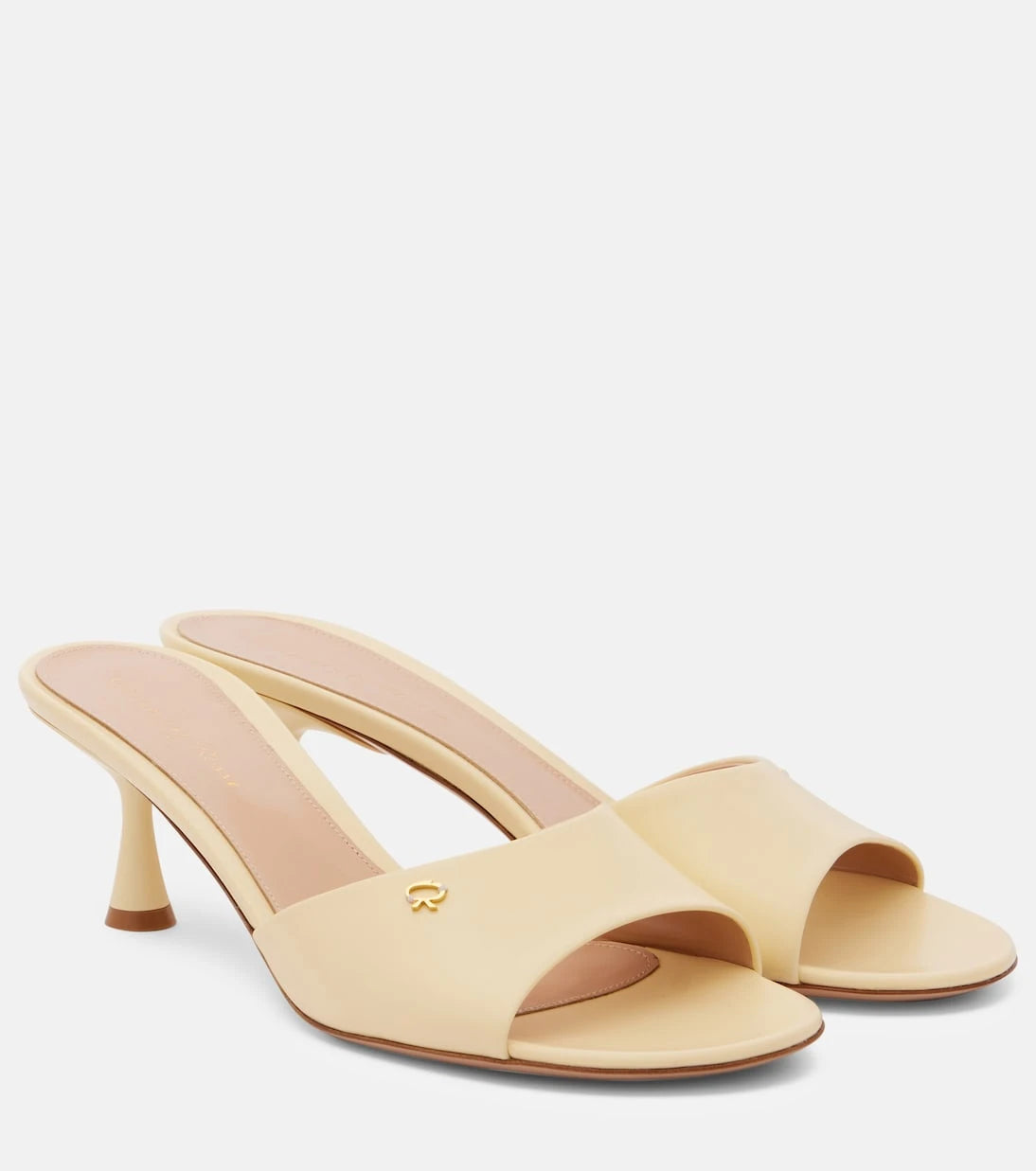 Gianvito Rossi - Ascent 55 leather mules