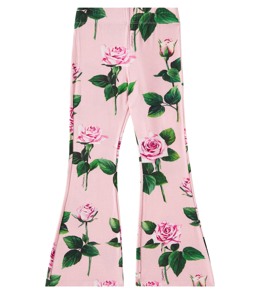 Dolce&Gabbana Kids - Floral flared sweatpants