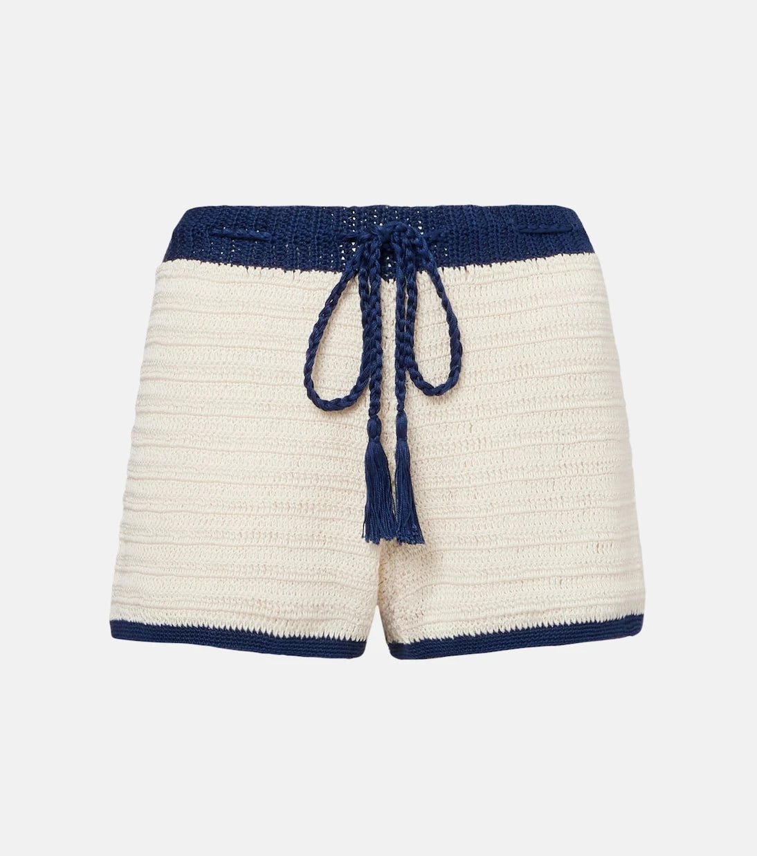 Anna Kosturova - Seaside crochet cotton shorts