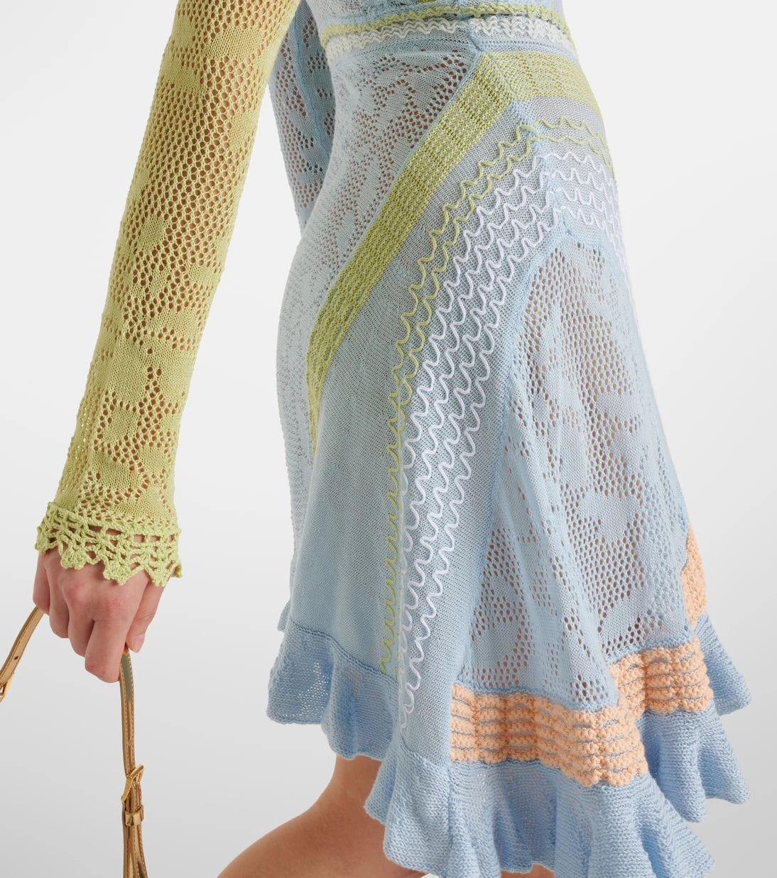 Roberta Einer - Ali open-knit cotton minidress