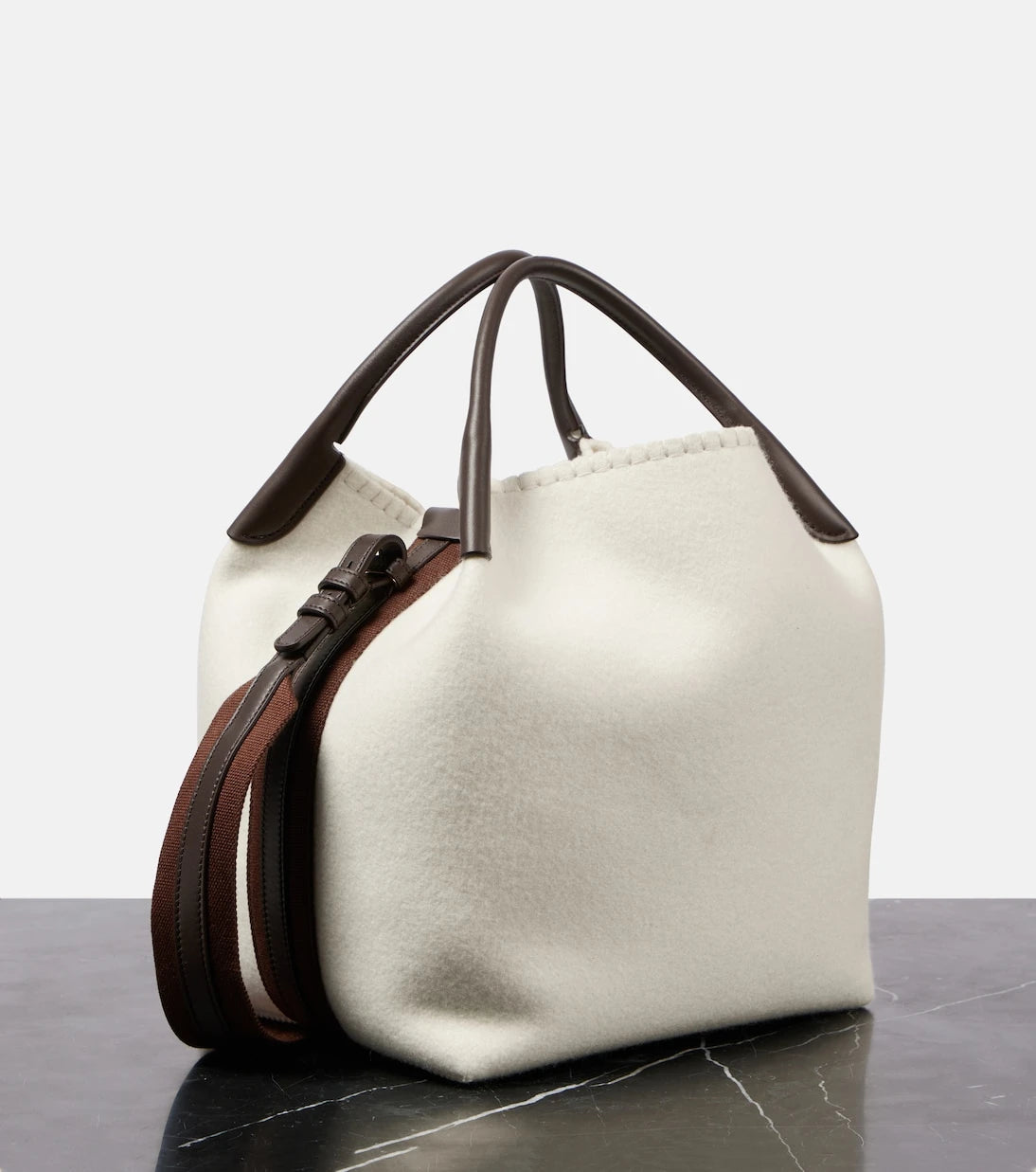 Loro Piana - Bale Large cashmere bucket bag