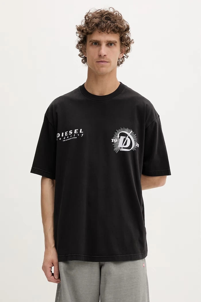 Diesel Erkek Pamuklu T-Shirt T-BOGGY-V6