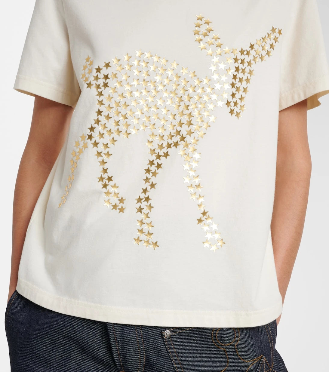 JW Anderson - Embellished cotton jersey T-shirt