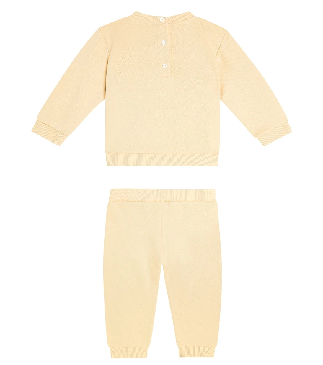 Balmain Kids - Baby cotton sweatshirt and sweatpants set