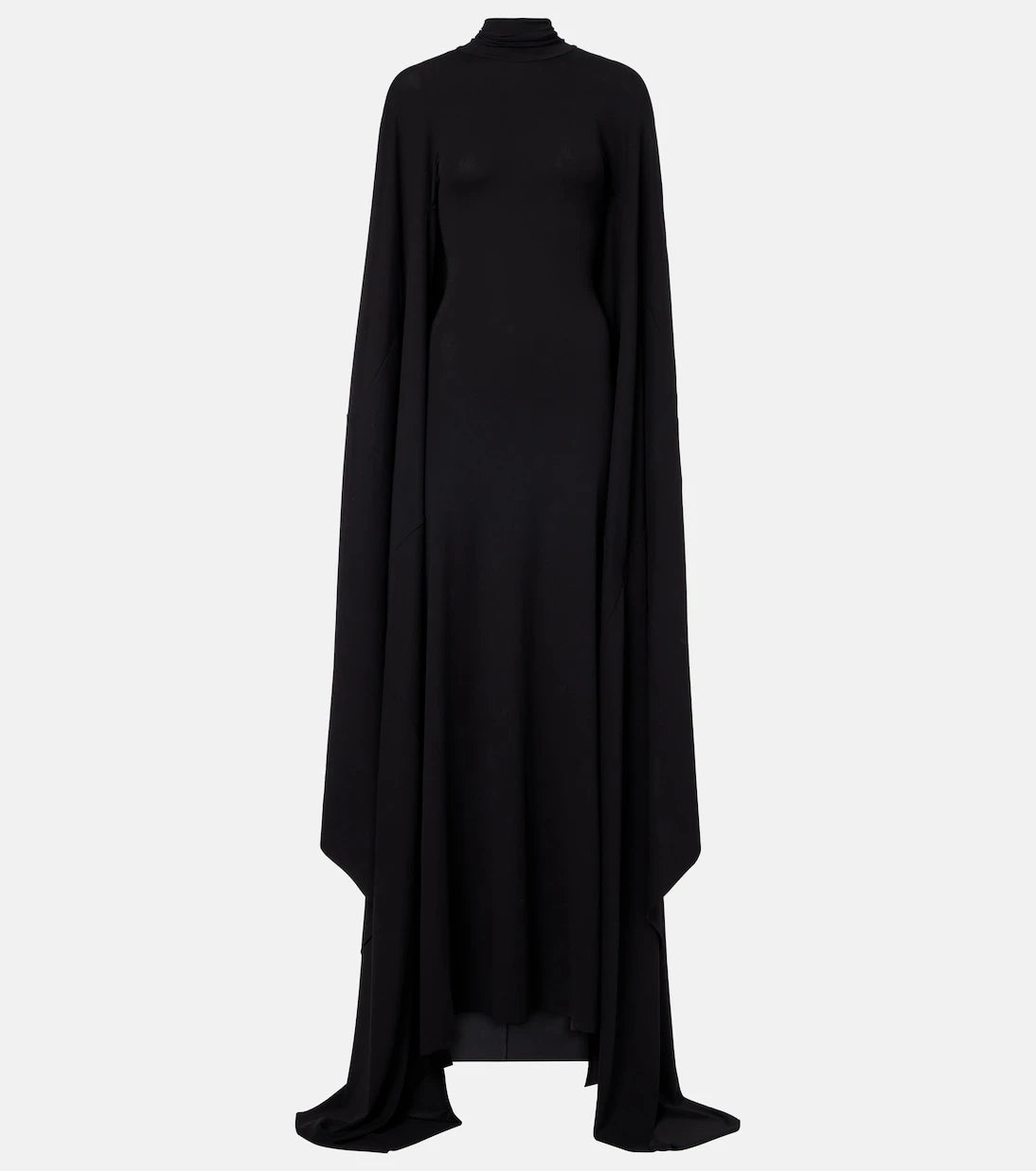 Balenciaga - Caped jersey gown