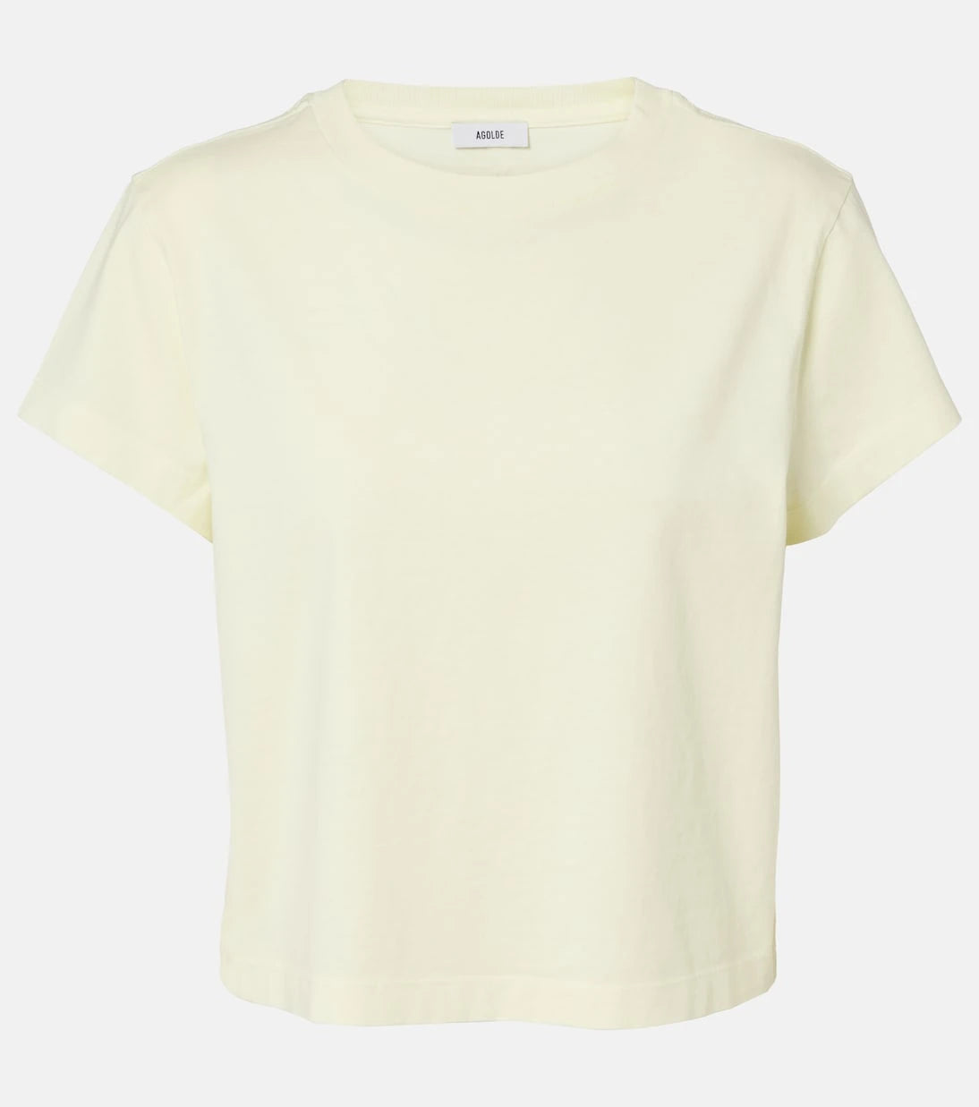 Agolde - Adine cropped cotton jersey T-shirt
