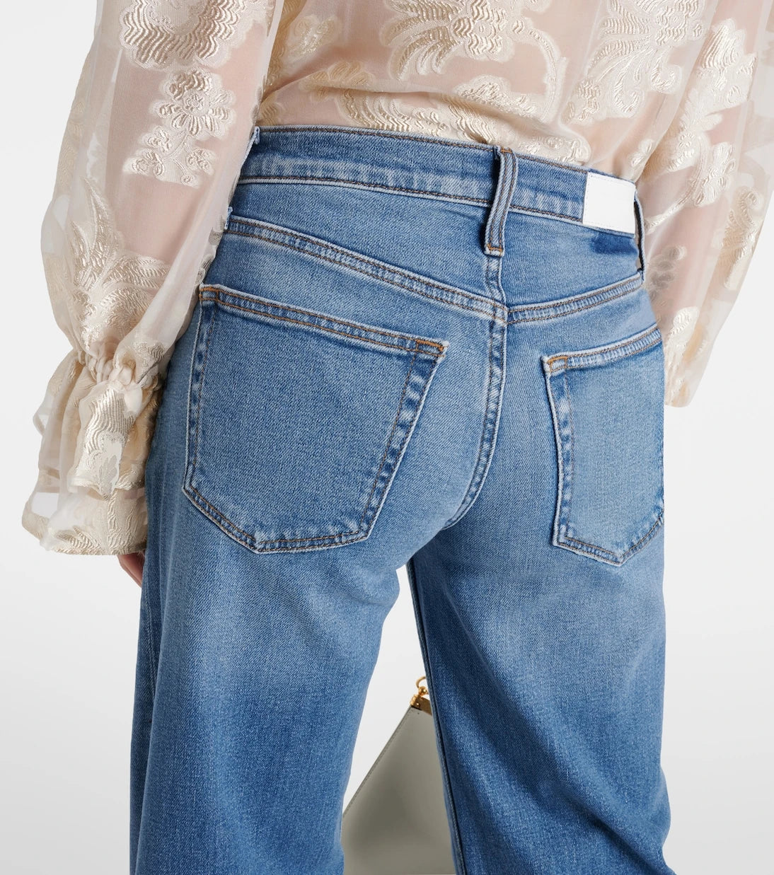 Re/Done - Mid-rise wide-leg jeans