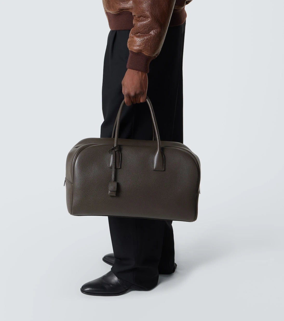 Saint Laurent - Bowling Small leather duffle bag
