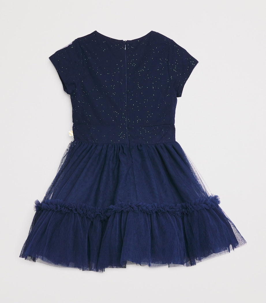 Billieblush Navy Sequin Tulle Dress (8-12 Years)