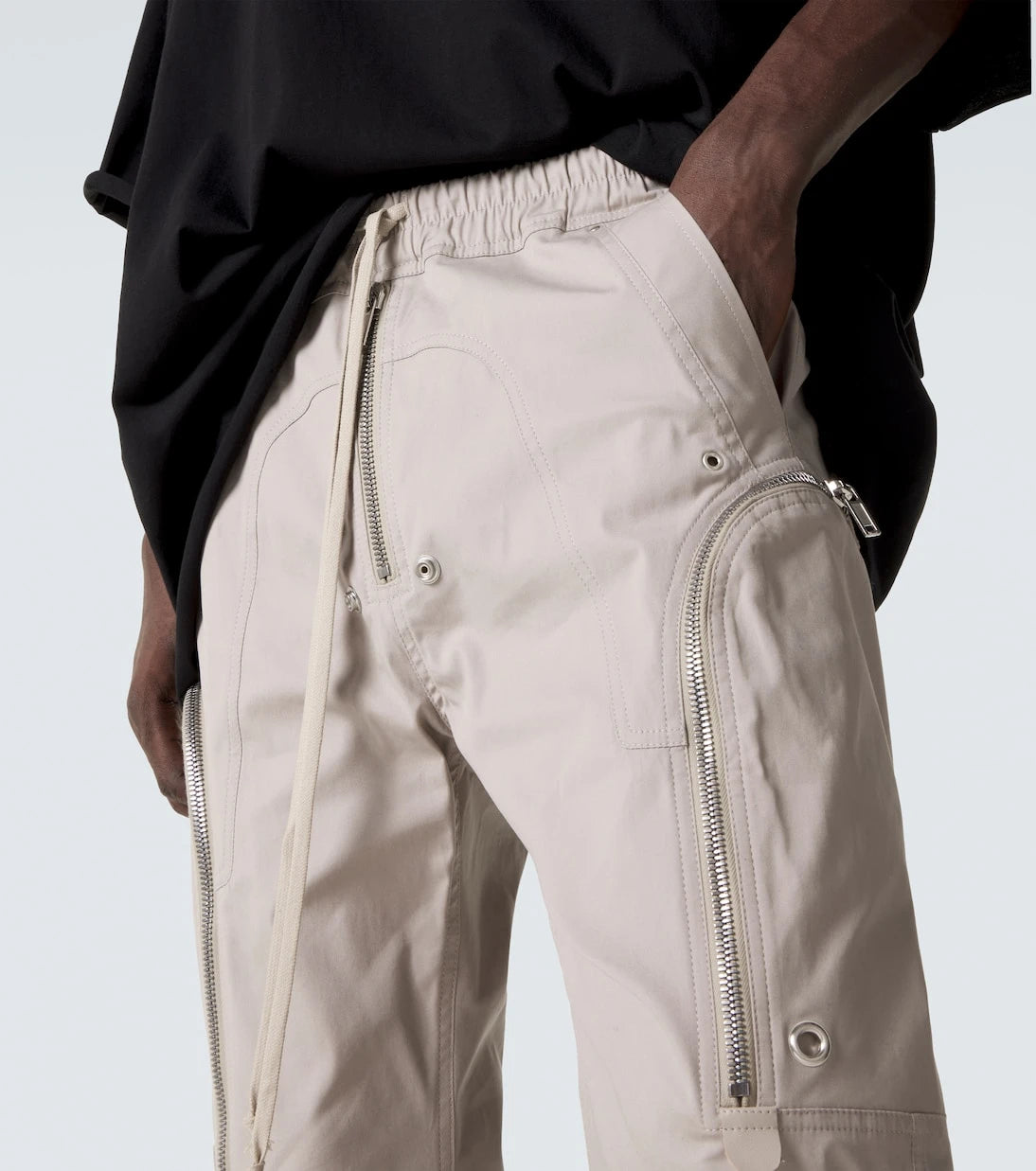 Rick Owens - Bauhaus cotton-blend poplin cargo pants