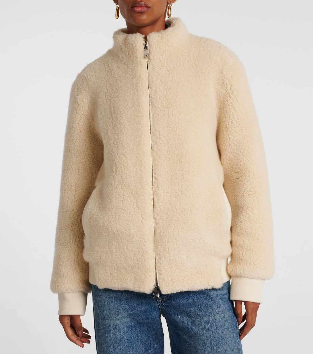 God's True Cashmere - T-Bird cashmere bomber jacket