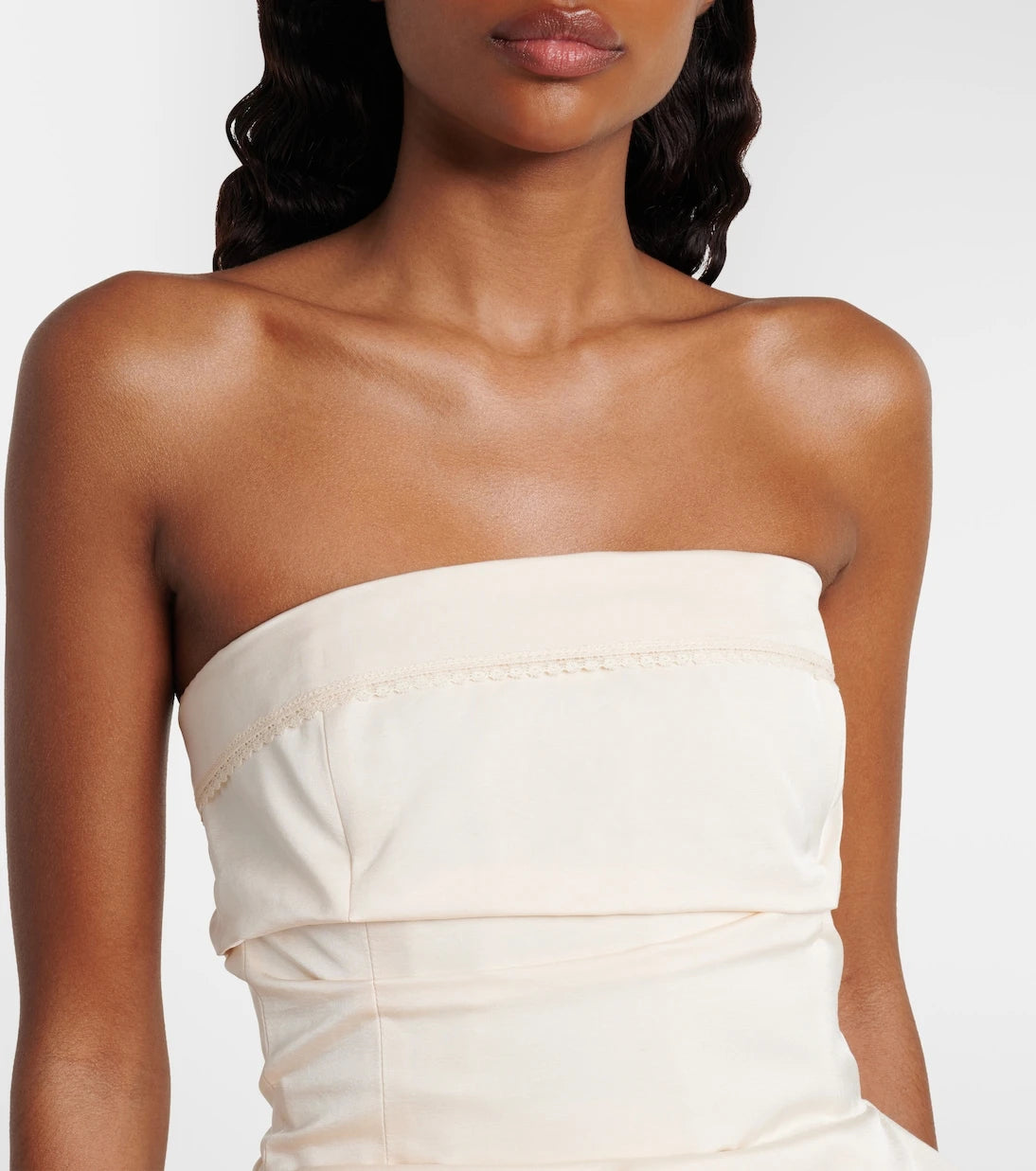 Magda Butrym - Cotton and silk corset dress