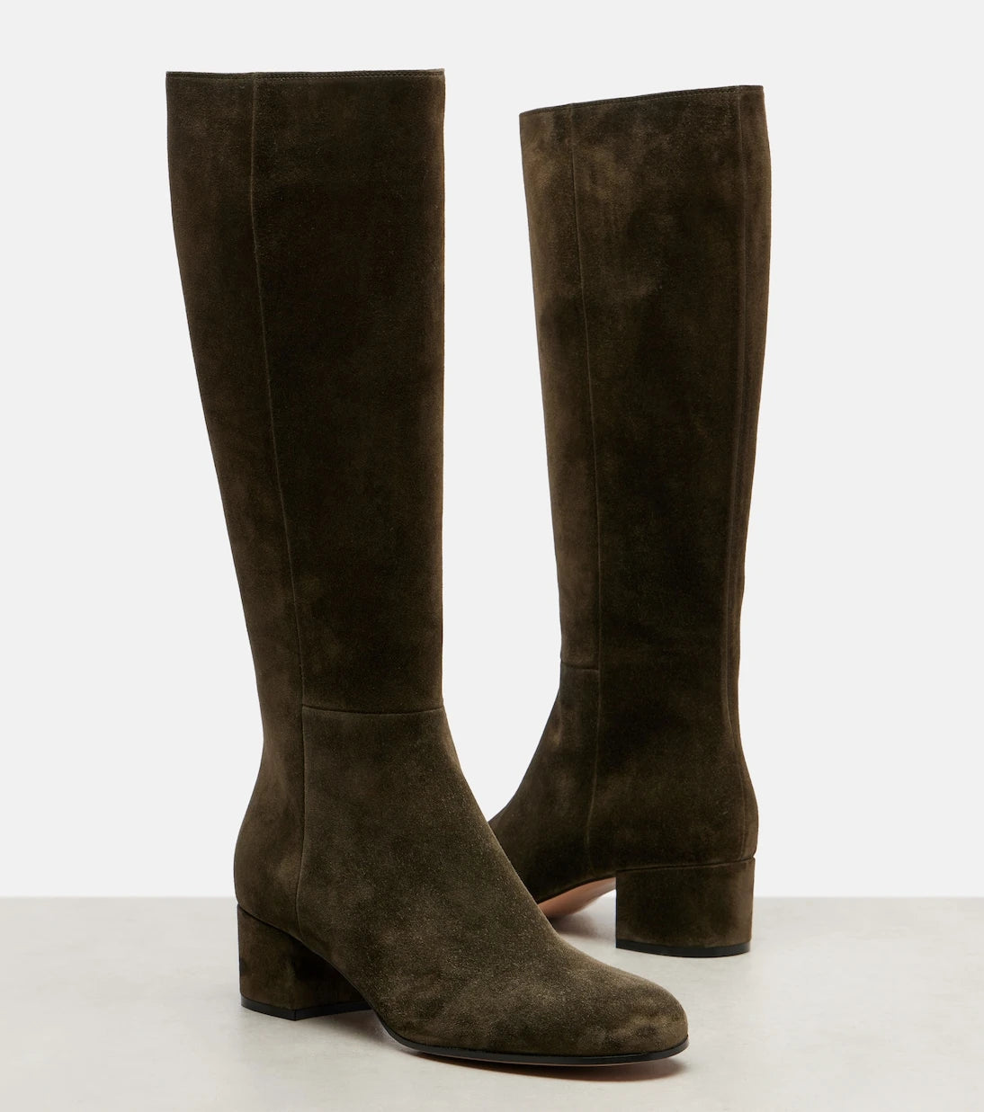 Gianvito Rossi - Joelle 45 suede knee-high boots