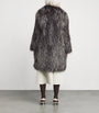 Yves Salomon Beige Fox Fur Coat