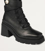 Jimmy Choo Black Noemi 80 Leather Biker Boots