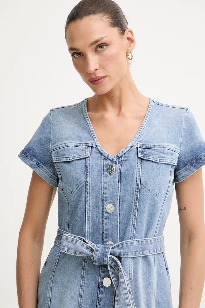 Marc Aurel denim elbise