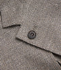 Corneliani Beige Virgin Wool-Silk-Blend Blazer