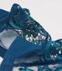 Blue Lace Saga Half-Cup Bra