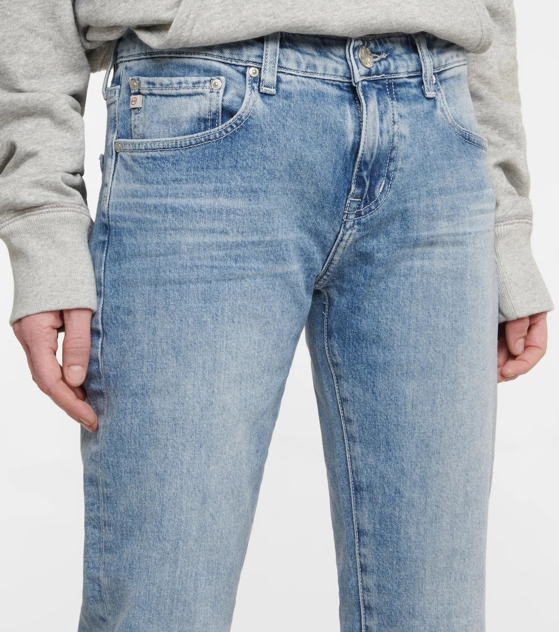 AG Jeans - Ex-boyfriend mid-rise slim jeans