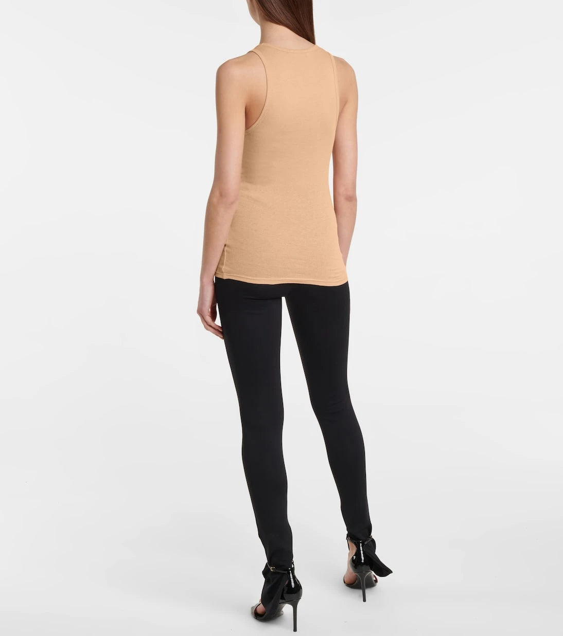 Wardrobe.NYC - سترة علوية قطنية محاكة مضلعة