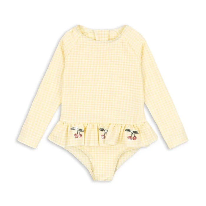 Детски цял бански Konges Sløjd ETTA LS SWIMSUIT