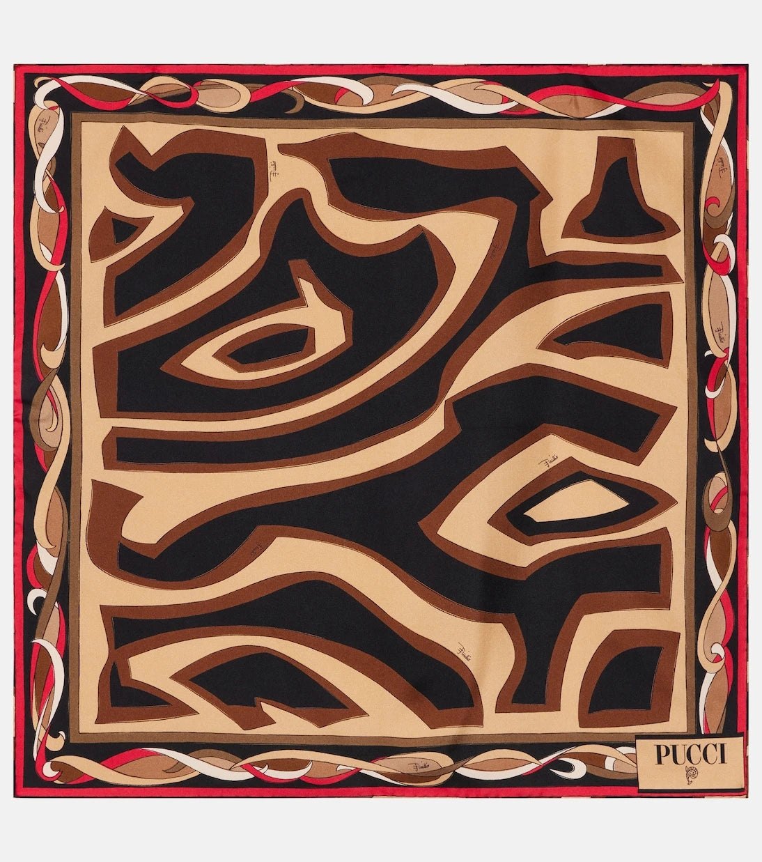 Pucci - Labirinto silk twill scarf