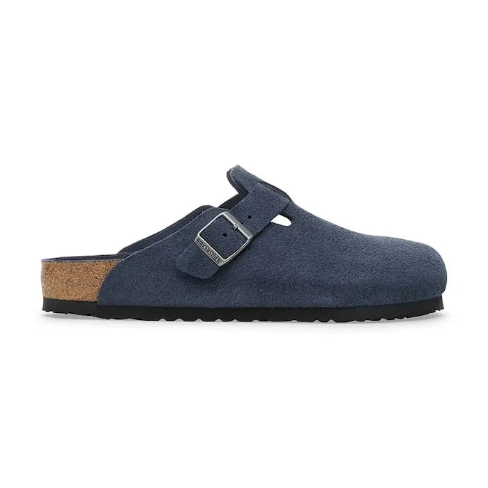 Birkenstock чехли сабо от велур Boston
