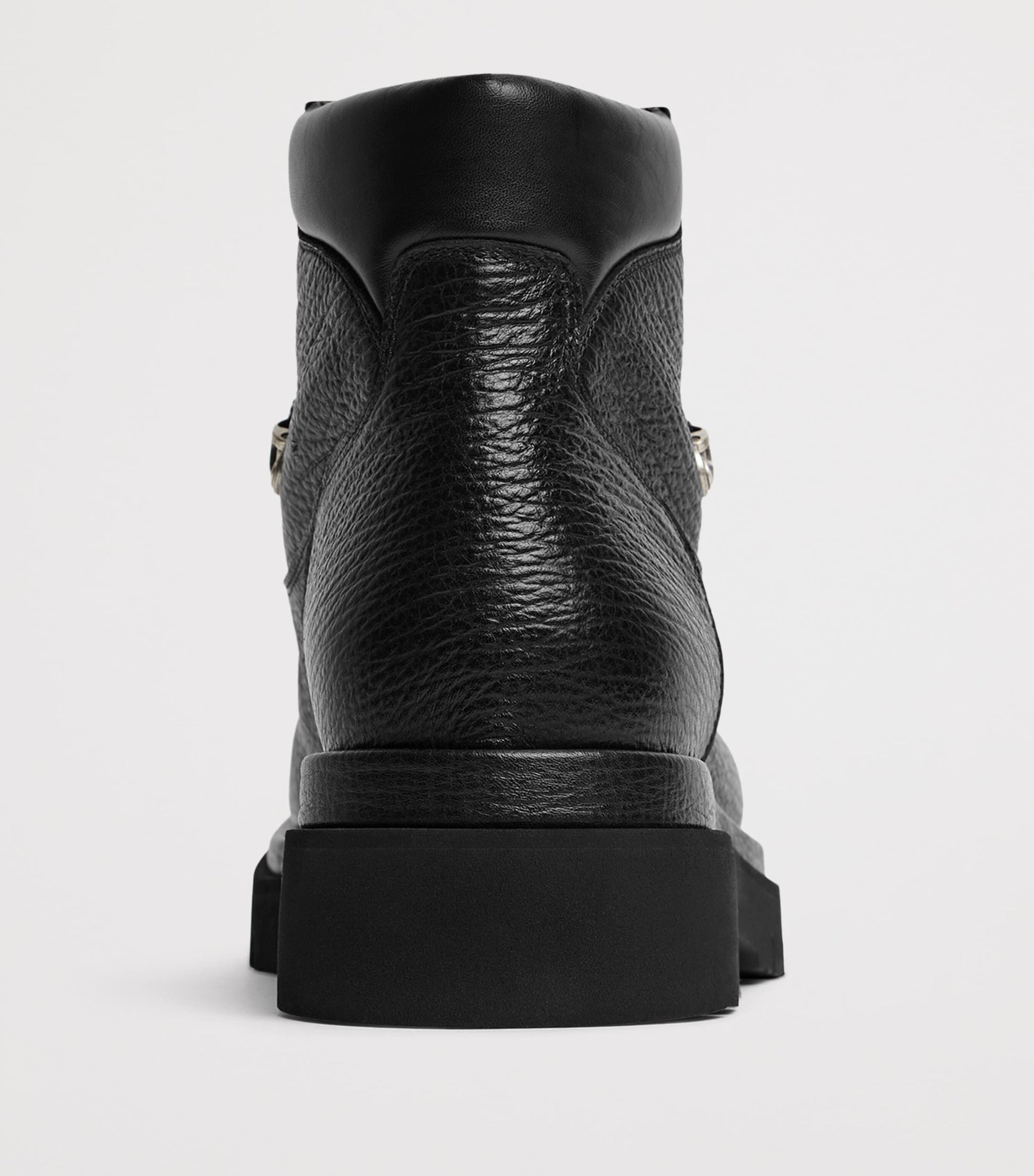 Leather Lace-Up Boots