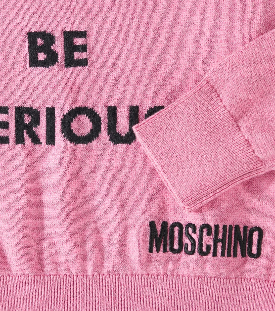 Moschino Kids - سترة من القطن والصوف