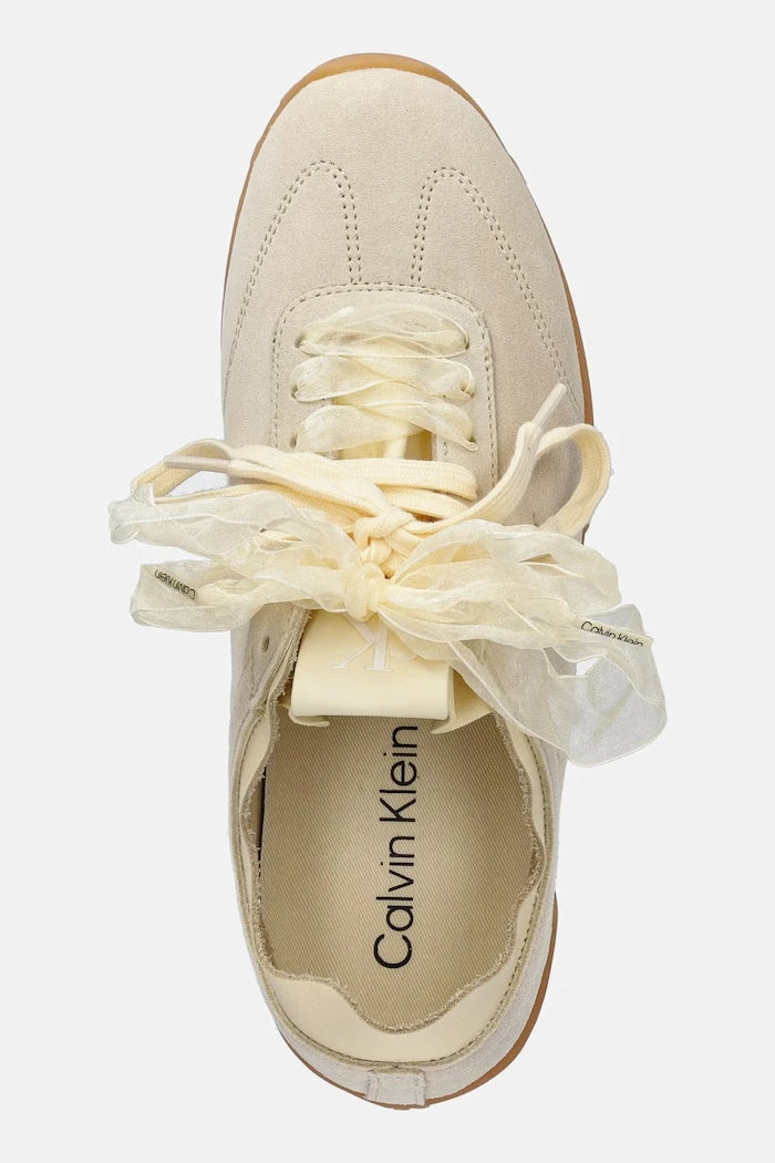 Calvin Klein LOW PROFILE RUN MG SUE DB LACES kadın sneaker