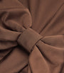Brown Charmeuse Bow Gown