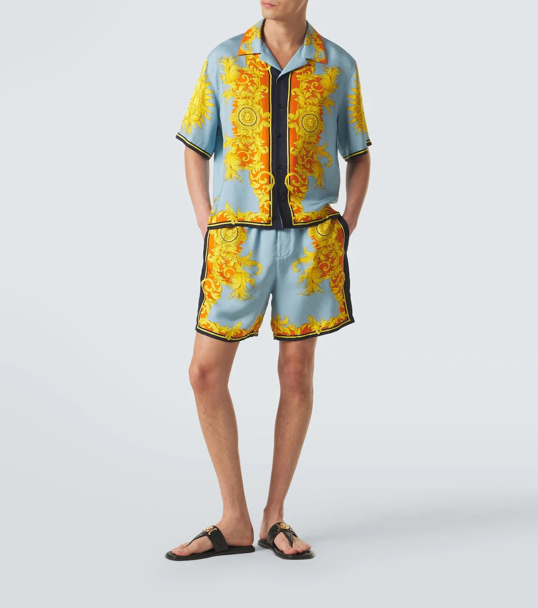 Versace - Printed silk shirt