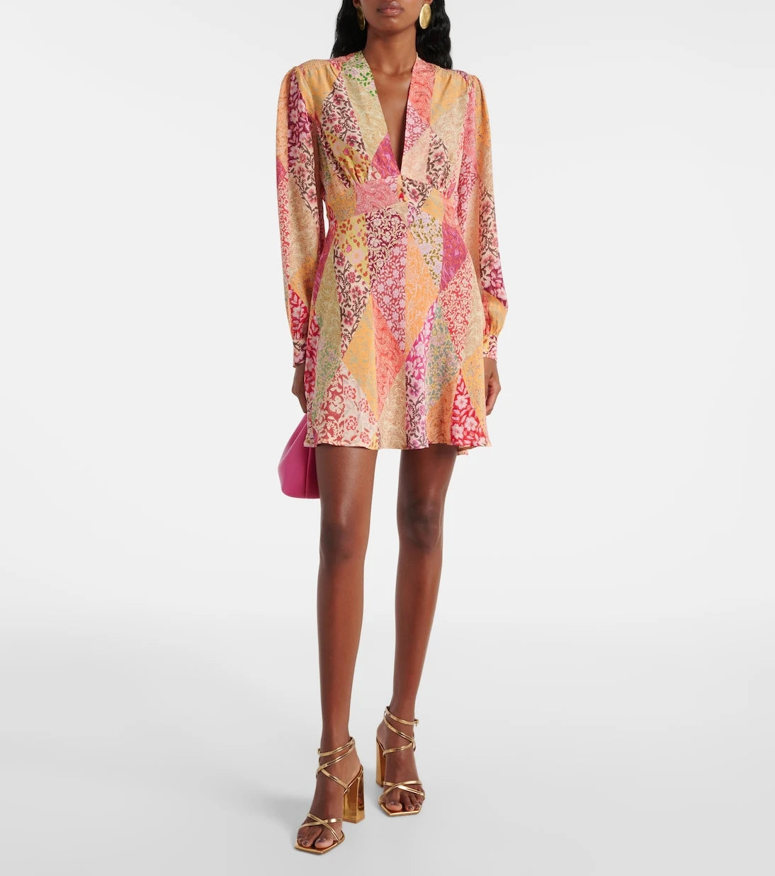 Rixo - Hebe printed silk minidress