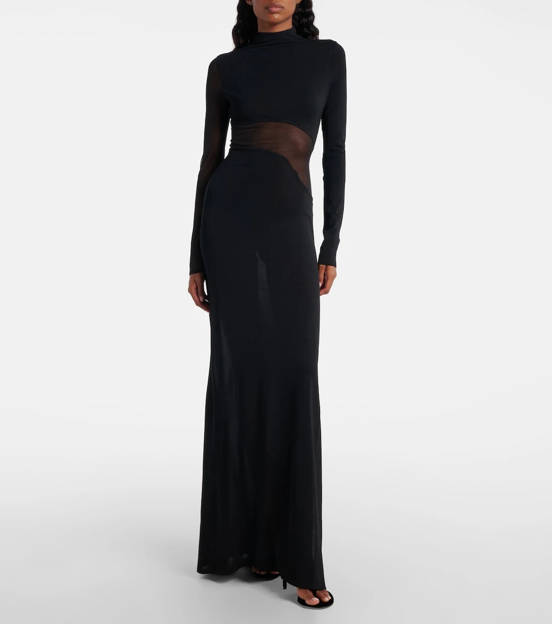 Alaïa - Knitted sheer gown