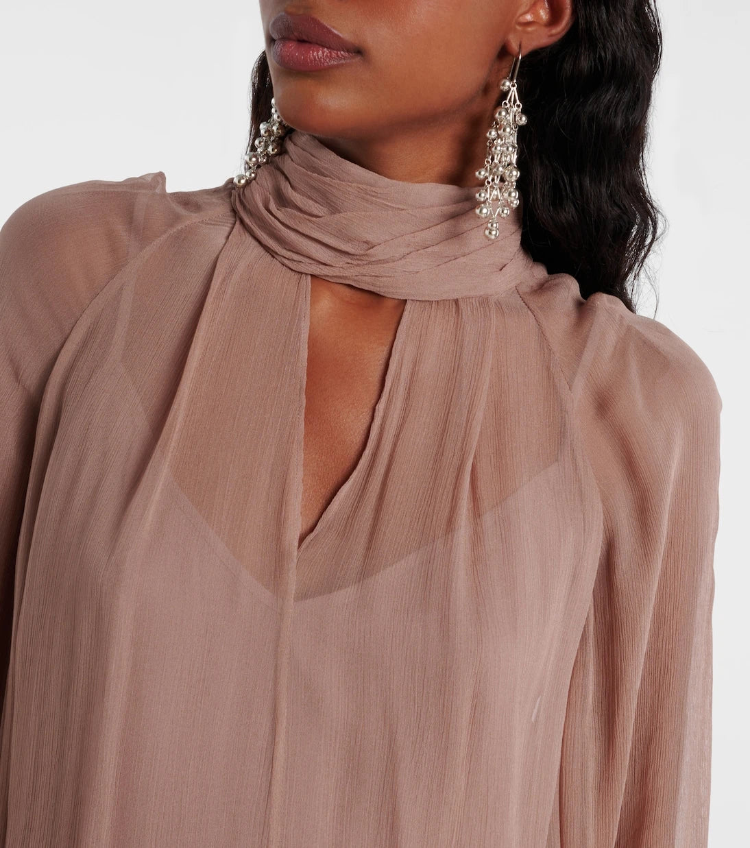 Staud - Esther chiffon minidress