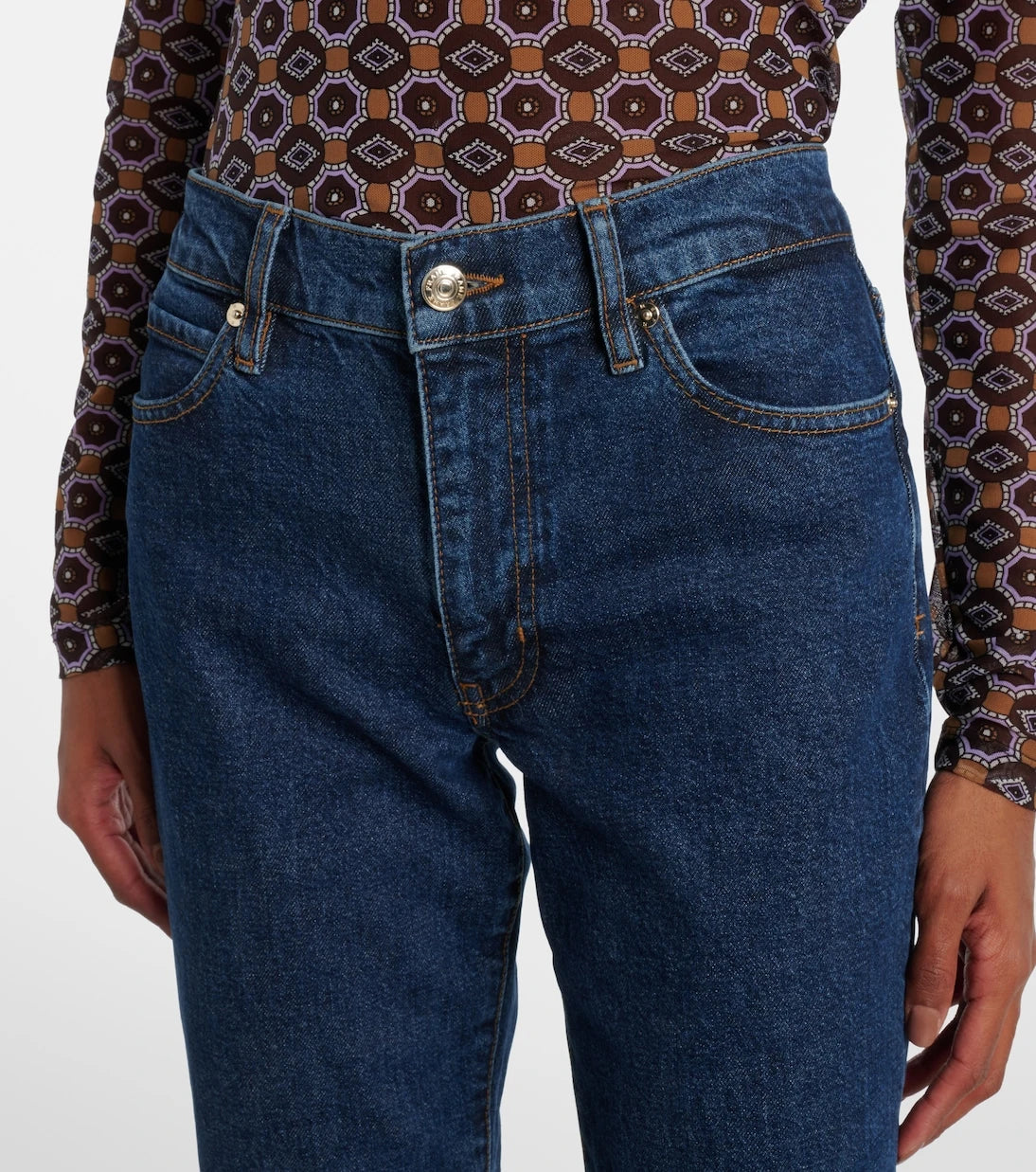 Frame - Borrowed cropped straight jeans