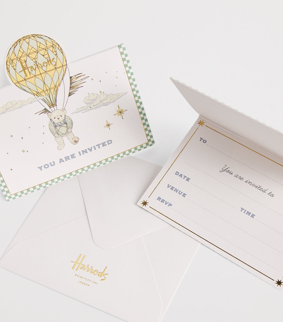 Bear Party Invitations (Pack of 8)