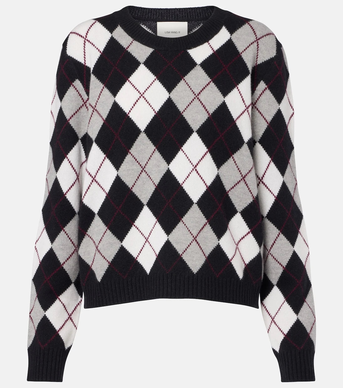 Lisa Yang - Antoni argyle cashmere sweater