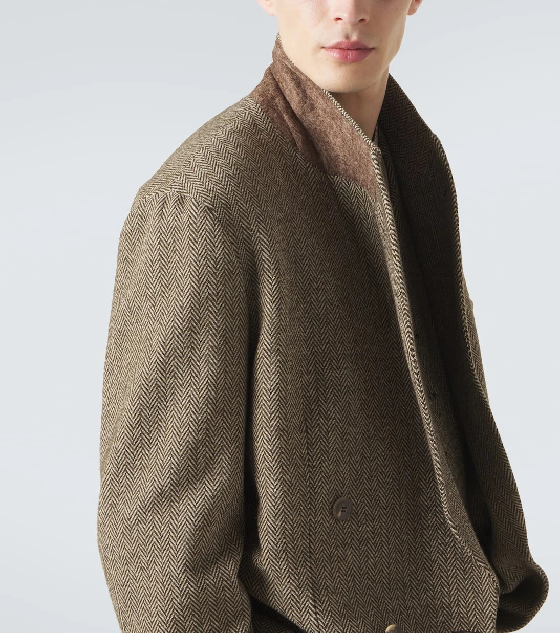 Giorgio Armani - Archivio cotton and wool-blend blazer