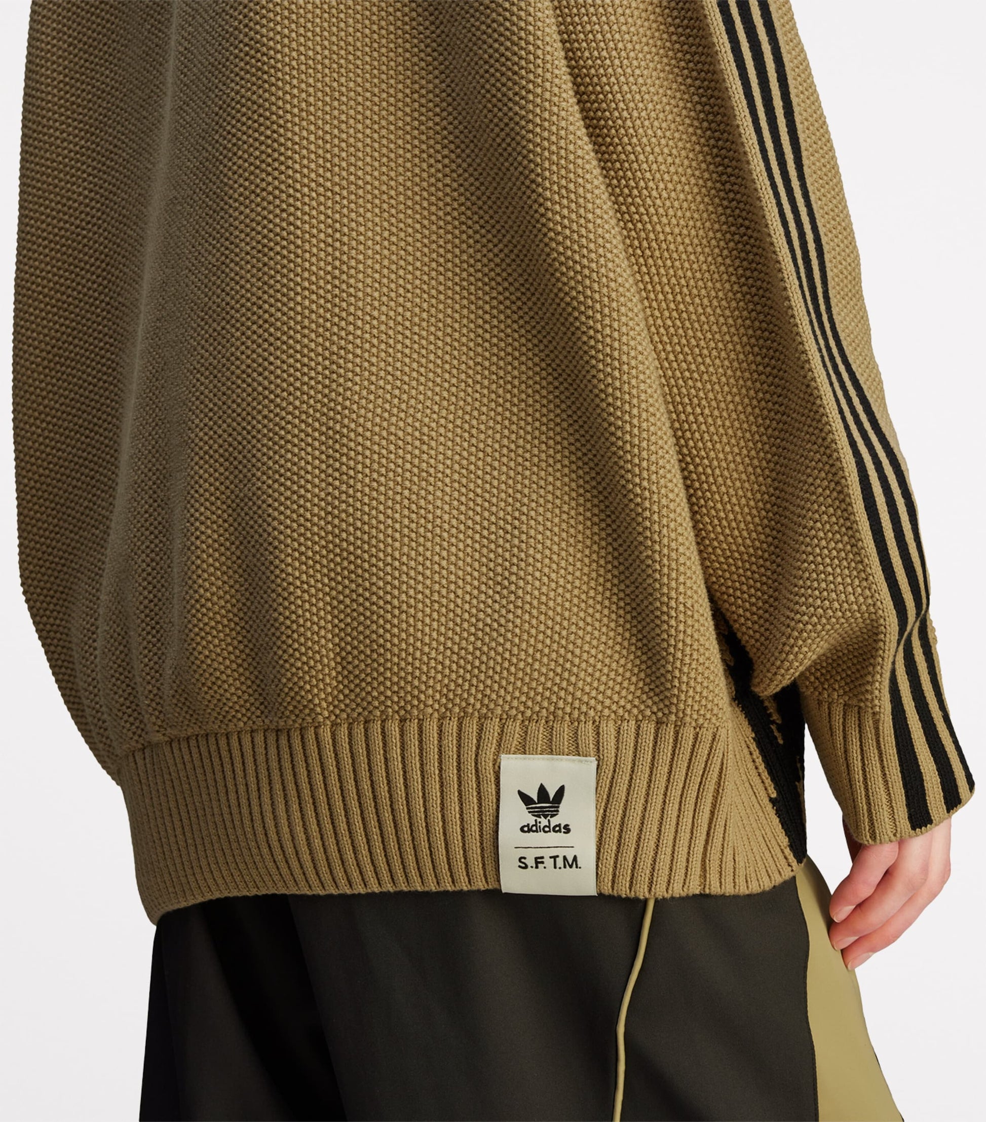 Beige x Song For The Mute Cotton Flower Sweater