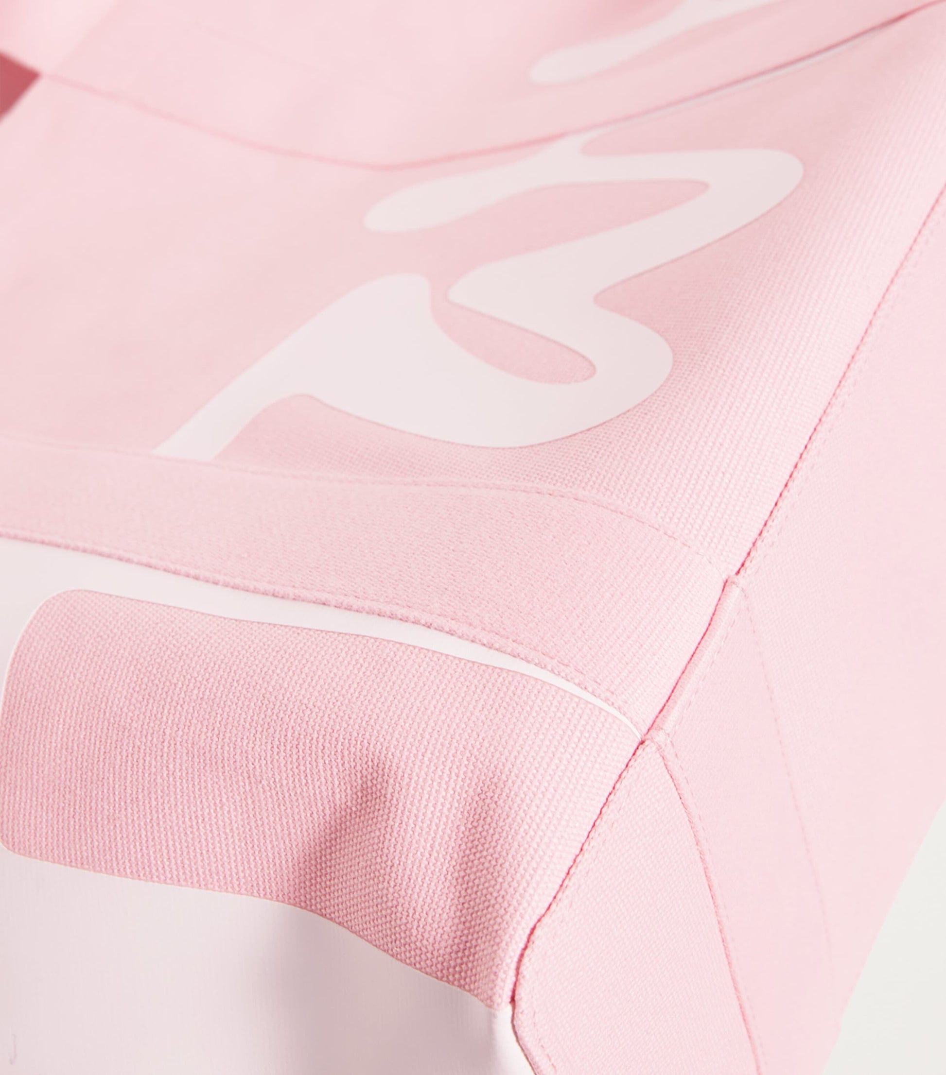 Harrods Pink Medium Cotton Logo Tote Bag