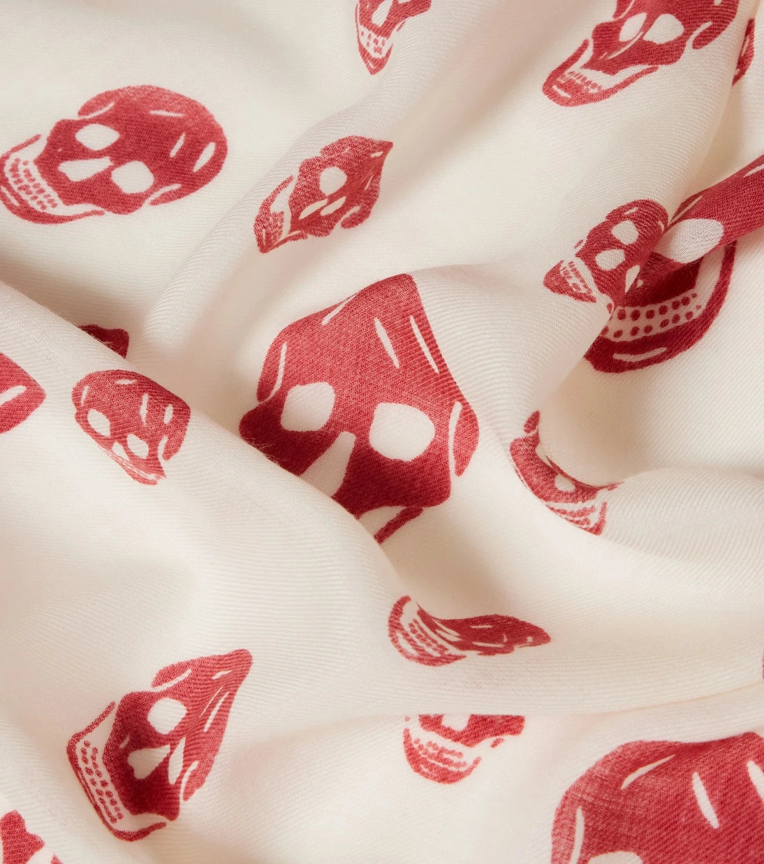 McQueen - Skull wool scarf
